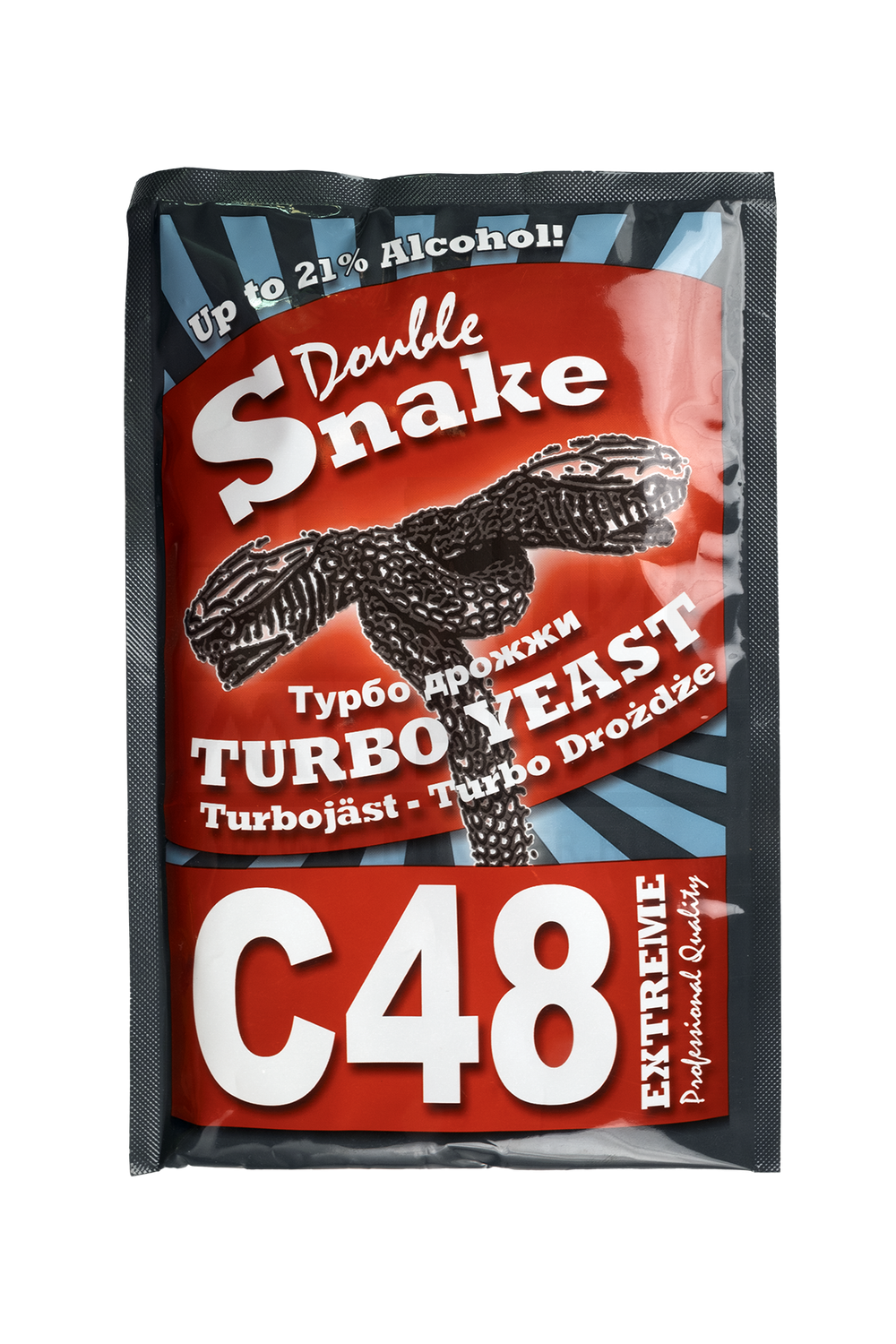 Спиртовые дрожжи DoubleSnake "C48 Turbo", 130 г