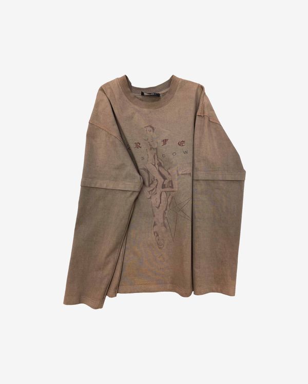 Лонгслив Saints коричневый - фото 1