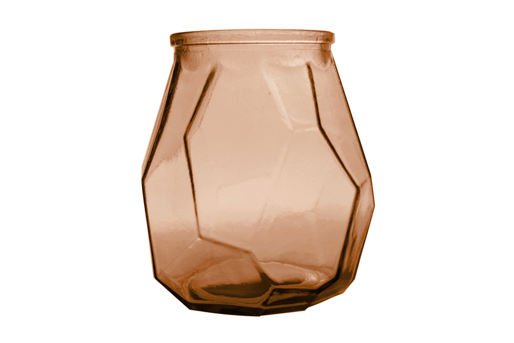 Ваза 19см San Miguel Origami коричневая