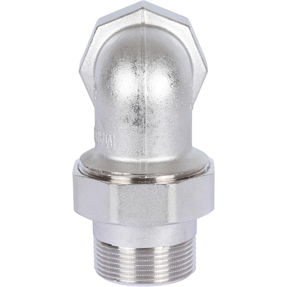 Разъемное соединение (американка) угловое STOUT - 1"1/2 (ВР/НР, никелированное, уплотнение o-ring)