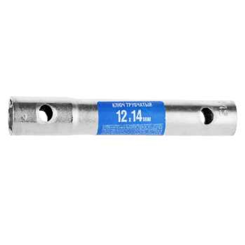 Ключ трубчатый 12х14 мм оцинкованный 140 мм, 2717-12-14
