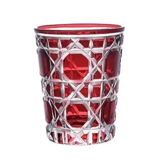 Стакан Олд Фэшн 340 мл Red Panel d 8,5 см h10,9 см "UTOPIA" P.L.- Barbossa [6]