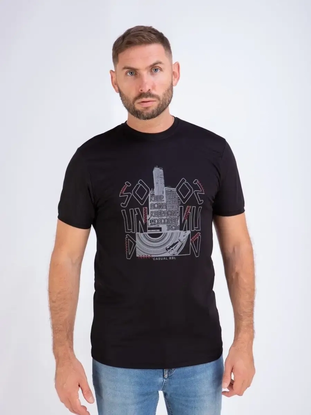 Футболка мужская однотонная Турция