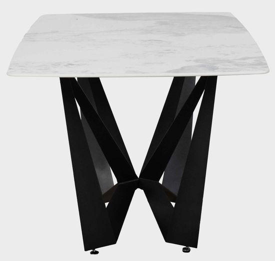 Стол IRVIN 180 керамическая столешница Pandora, основание металл черный