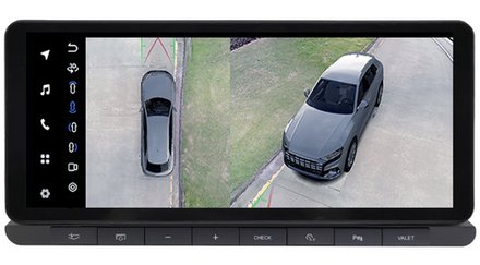 Магнитола для Audi Q7 2006-2009 (взамен 2G ШГУ) - Carmedia OL-3066+360 монитор 12.3", Android 11, 8/128Гб, CarPlay, 4G SIM-слот, 4 камеры в комплекте