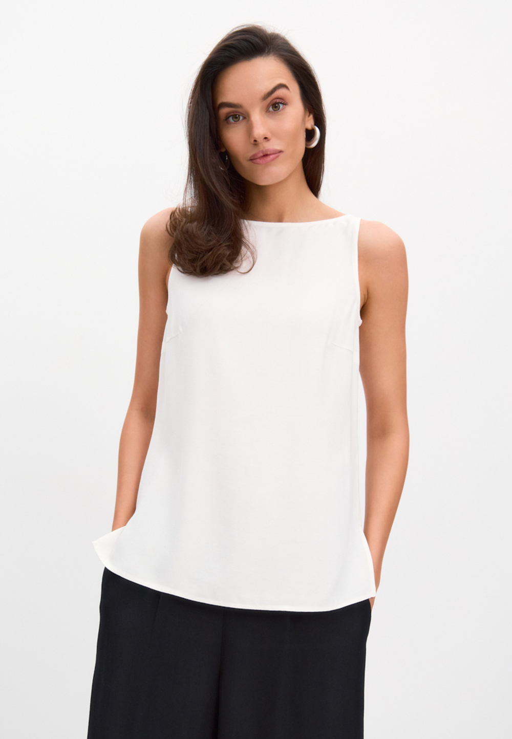 Топ базовый белый