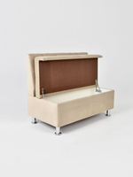 Стильный компактный диван Фабрики ОНИКС из практичного и износостойкого материала с оригинальным дизайном, вместительным ящиком для хранения, мягким наполнителем для дома, дачи и офиса