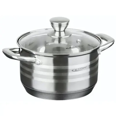 Кастрюля из нержавеющей стали 5,5л «Элис» Катунь