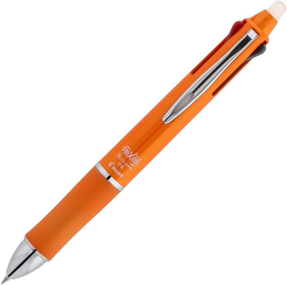 Стираемая гелевая ручка Pilot FriXion Ball 3 Metal оранжевый корпус