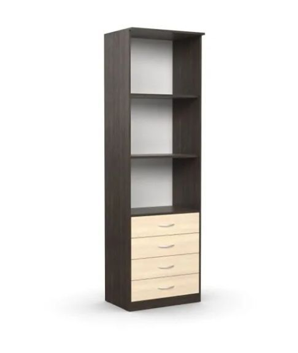 Шкаф универсальный Дуэт Люкс венге/дуб млечный