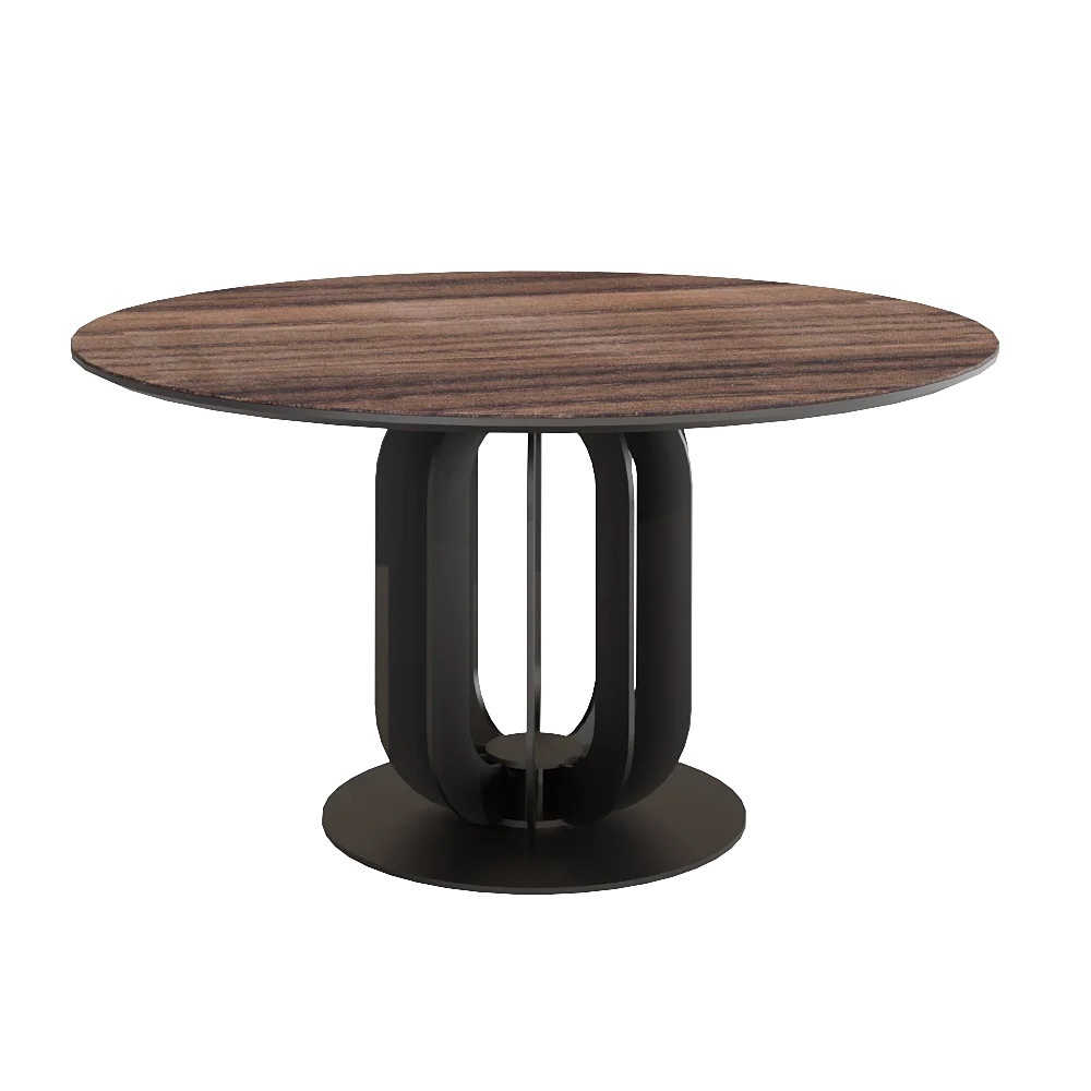 Стол круглый Капри шпон