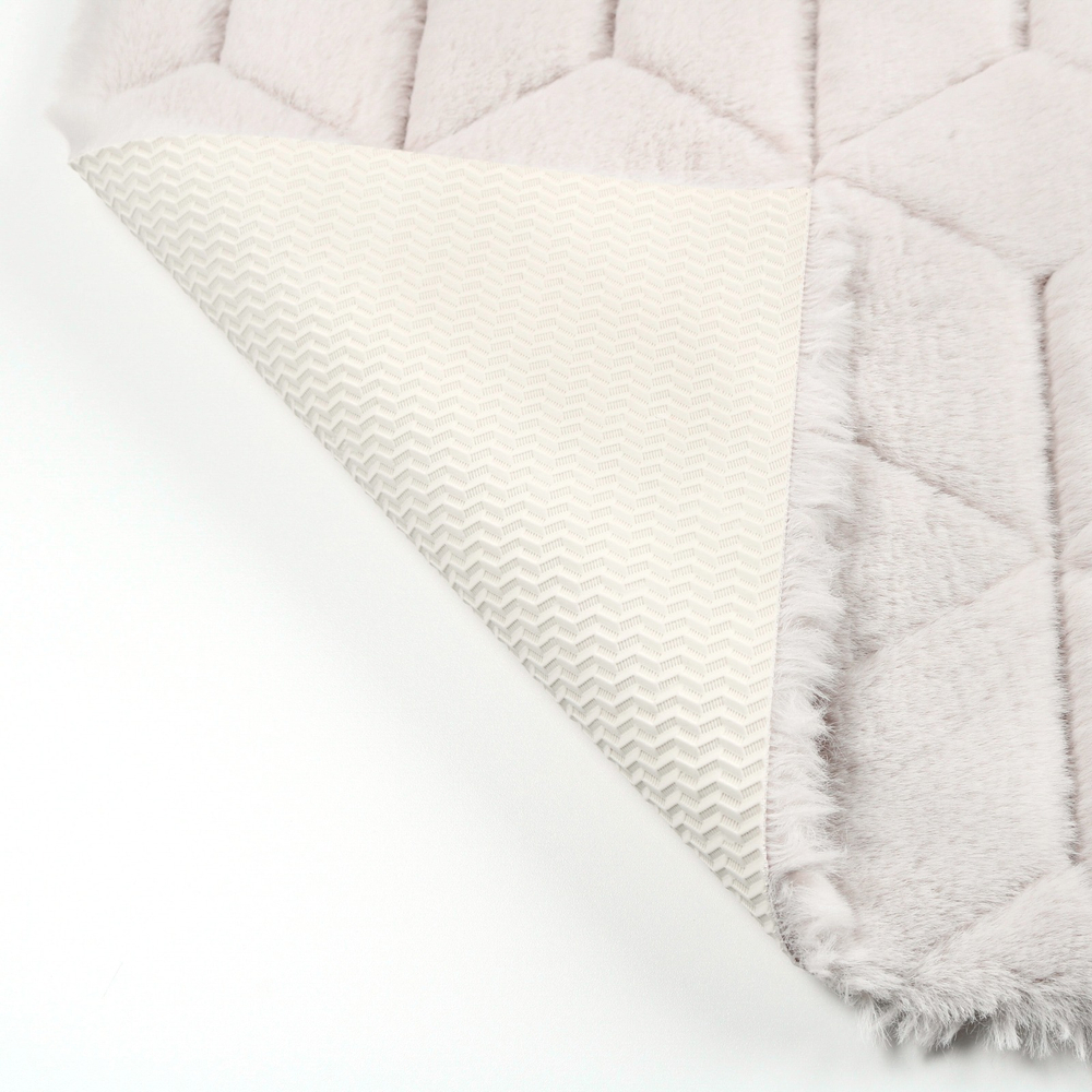 Коврик для ванной 1-ый Fixsen DIAMONT, FX-9050A, бежевый, 70х120 см