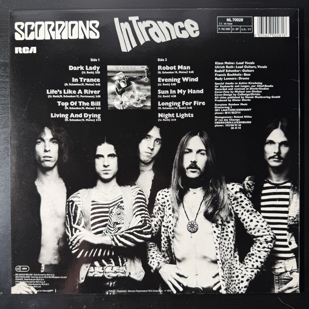 Scorpions ‎– In Trance (Германия 1983г.)