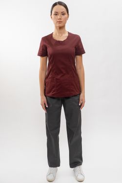 Медицинский топ Доктор Чехов, арт. 5140 Wine