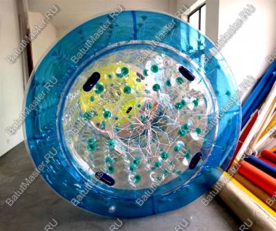 Аттракцион Водный роллер (Гидророллер) "Аквасфера" ПВХ, размер 2.2*2*2 м