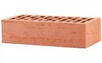 Кирпич ЛСР 1НФ Красный, рустик М-175, 250х120х65 - лицевой керамический пустотелый