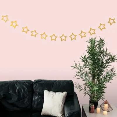 Растяжка 2 м 7см «Звезда» , золото