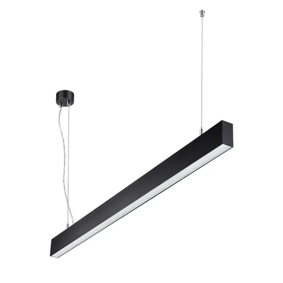 358878 OVER NT22 342 черный Светильник подвесной светодиодный (длина подвесов 1,2м) IP20 LED 4000K 40W вниз + 12W вверх 220V ITER