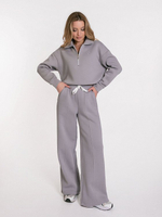 Костюм с начесом серый