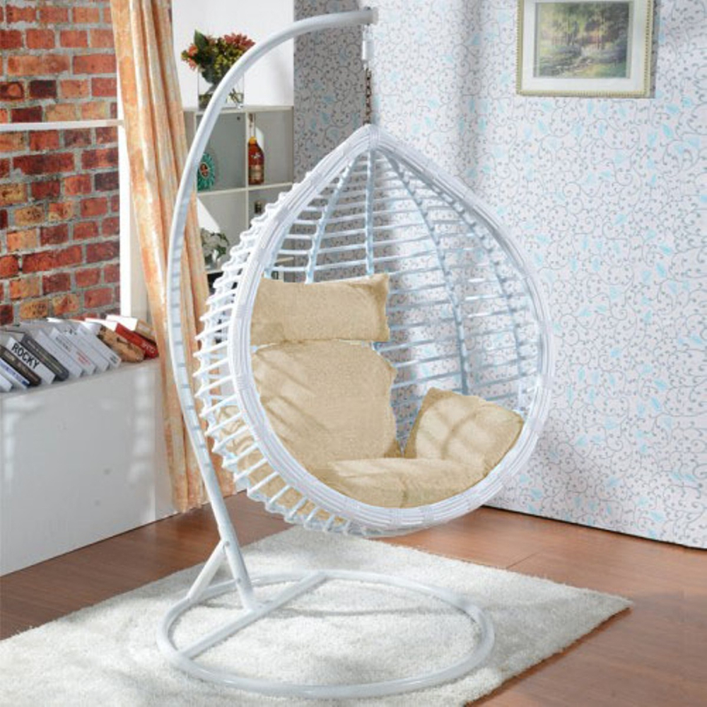 Подвесное кресло шар арт 203 большое, цвет белый