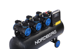 NORDBERG (NCEO160/750) Компрессор безмасляный 380 В, ресивер 160 л, 750 л/мин