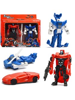 Набор роботов Бои титанов трансформирующихся (HF111-7)