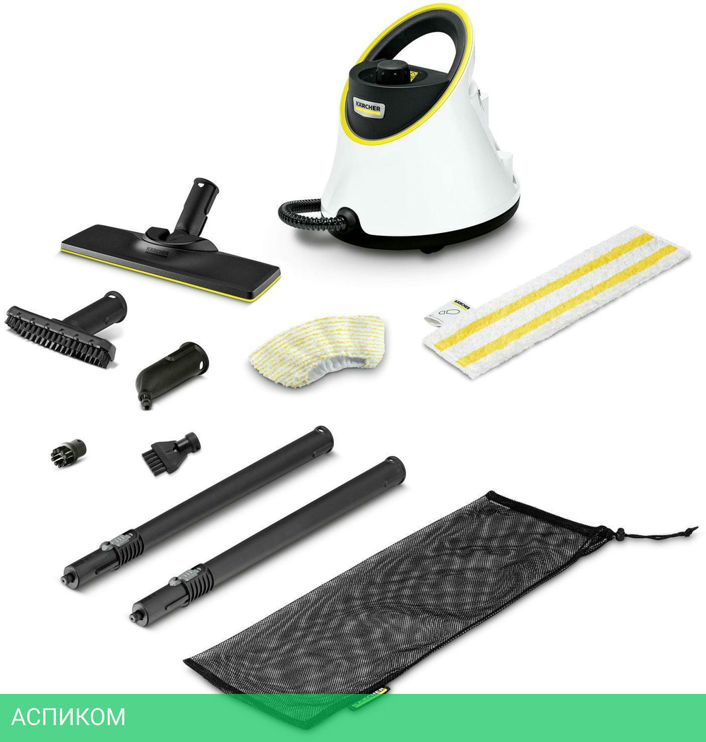 Пароочиститель Karcher EasyFix SC 2 Deluxe белый/желтый (1.513-400.0)