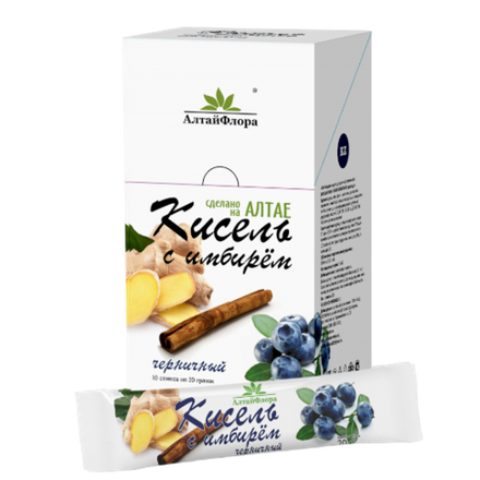Кисель «С корицей и имбирем» черника (4,05 б)