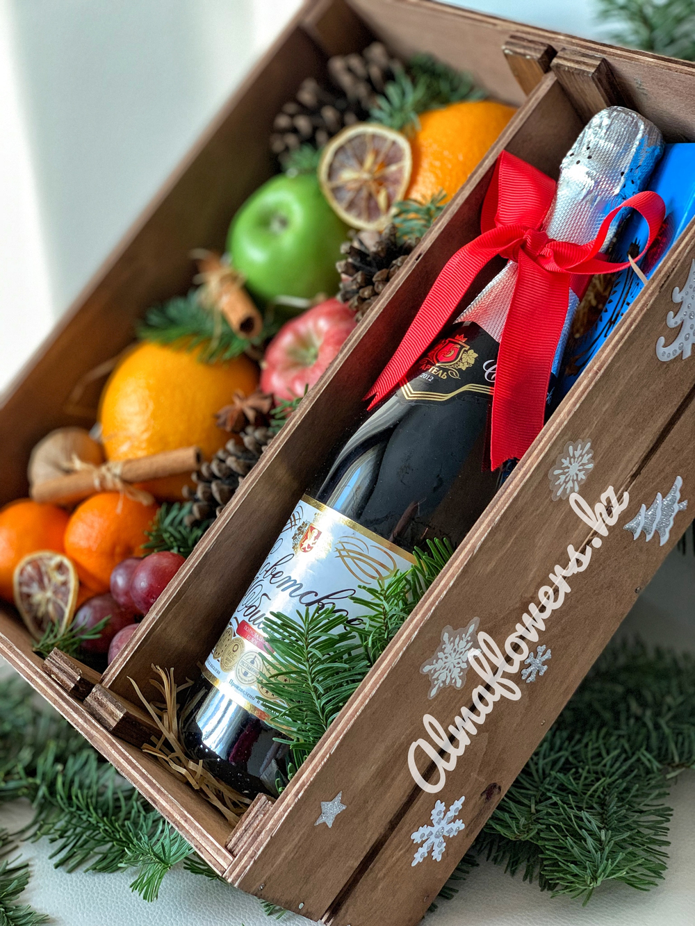 Подарочный новогодний набор "Sweet Snack from Qazaqstan"