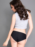 Бесшовные трусики-слипы Bliss (Размер: M) (Цвет: черный)