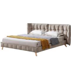 Кровать Hush 180х200 см, бежевая