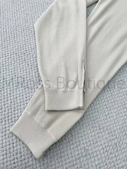 Бежевый мужской спортивный костюм Brunello Cucinelli