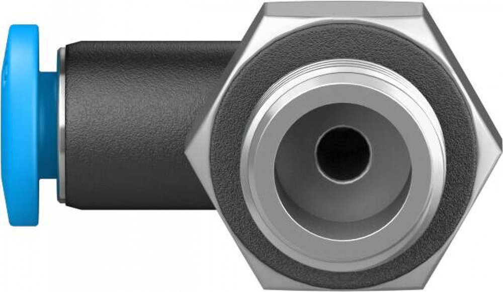 QSML-G1/8-4-100 Угловой штуцер с цанговым зажимом и резьбой