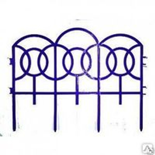 Забор-бордюр 3м ''Бритти''  (7 секц., выс. 315мм)