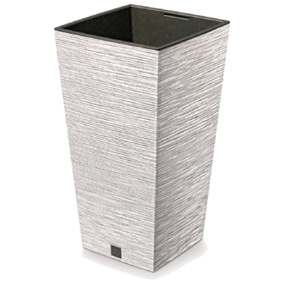 DFSH350W-S449W Кашпо высокое FURU SQUARE ECO WOOD 34,5*34,5,h66см белый (eco white)