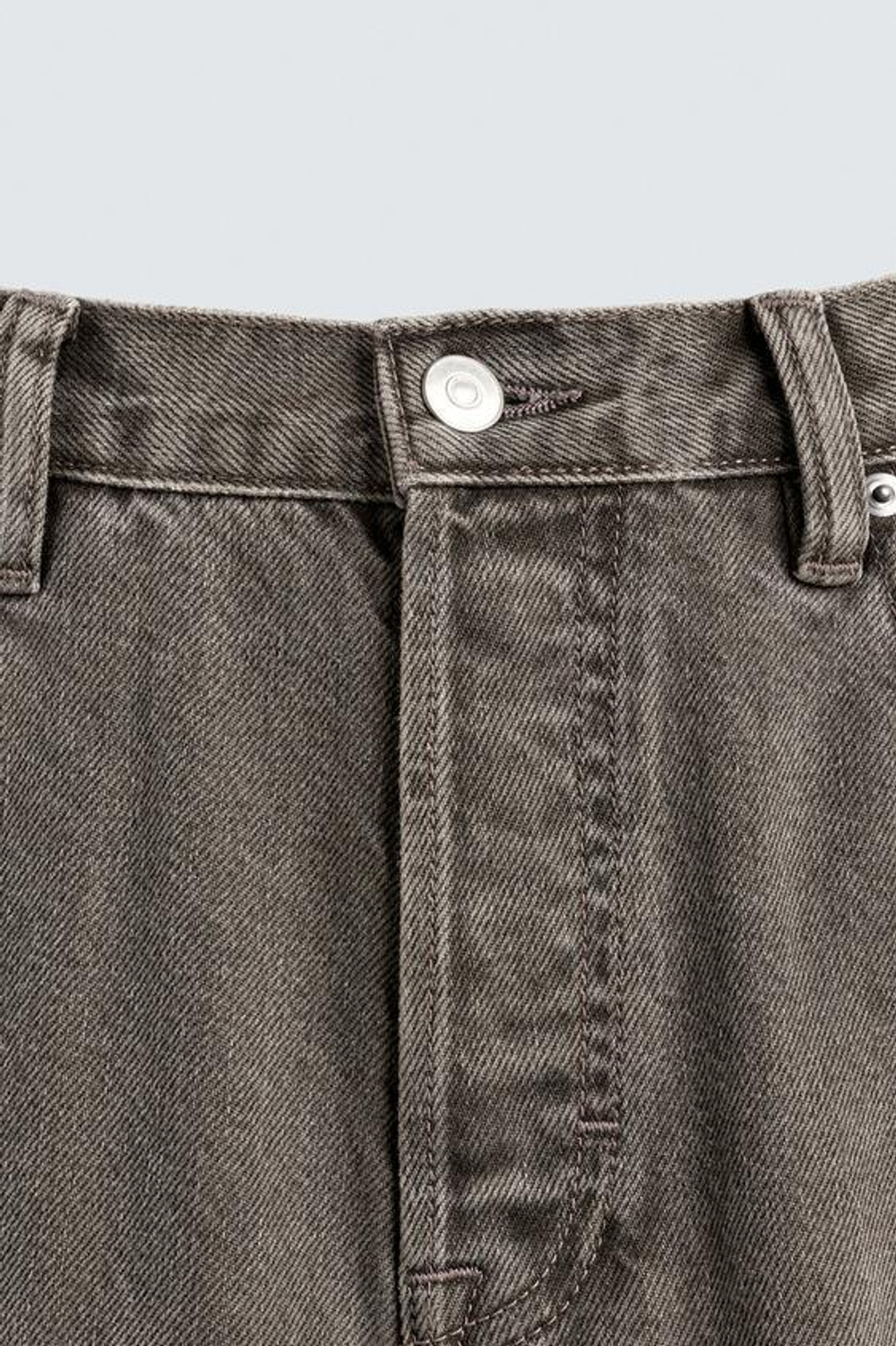 ZARA ДЖИНСЫ STRAIGHT FIT, РЫЖЕВАТО-КОРИЧНЕВЫЙ