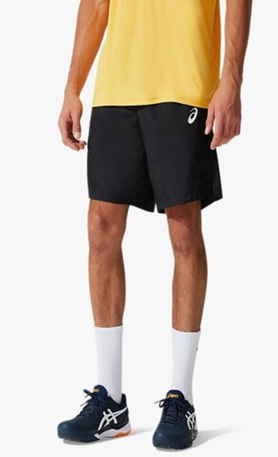 ASICS, MEN COURT 9IN SHORT, PERFOMANCE BLACK, MEN, M