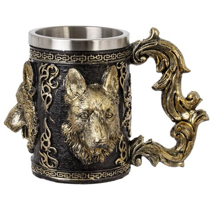 GAEM Кружка "Волк", 600 мл, L19 W14 H13,5 см