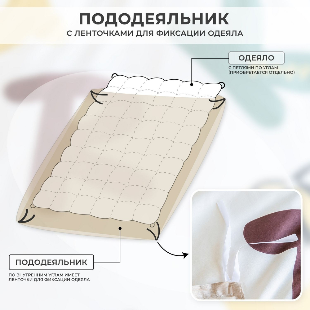 Комплект постельного белья Сатин Люкс KIDS 100% хлопок