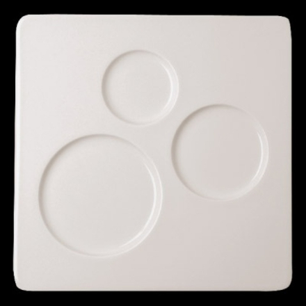 Тарелка "Chives" квадрат. 30х30 см., плоск., фарфор, RAK Porcelain, AllSpice