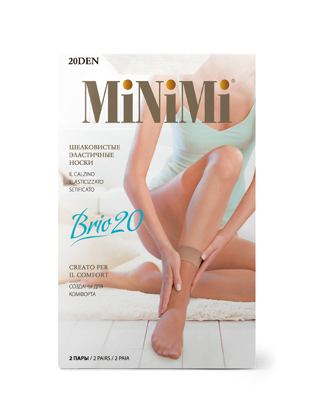 MiNiMi BRIO 20 носки (2 пары)