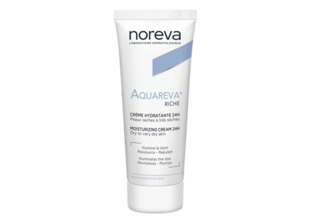 NOREVA Увлажняющий крем для сухой кожи лица Aquareva 24H Moisturising Cream Rich Textured 40 мл