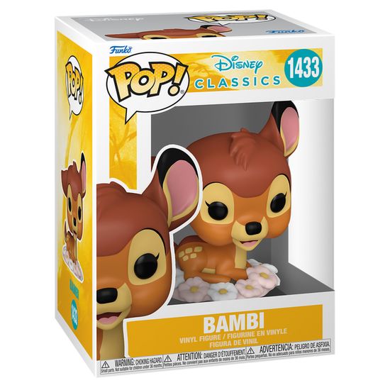 Фигурка Funko POP! Disney Classics Bambi 80th Anniversary Bambi (1433) 65664 / Фигурка Фанко ПОП! по мотивам мультфильма "Бэмби", Бэмби