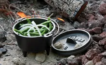 Жаровня чугунная на ножках, 26 см, 4.8 л, угольная, Lodge
