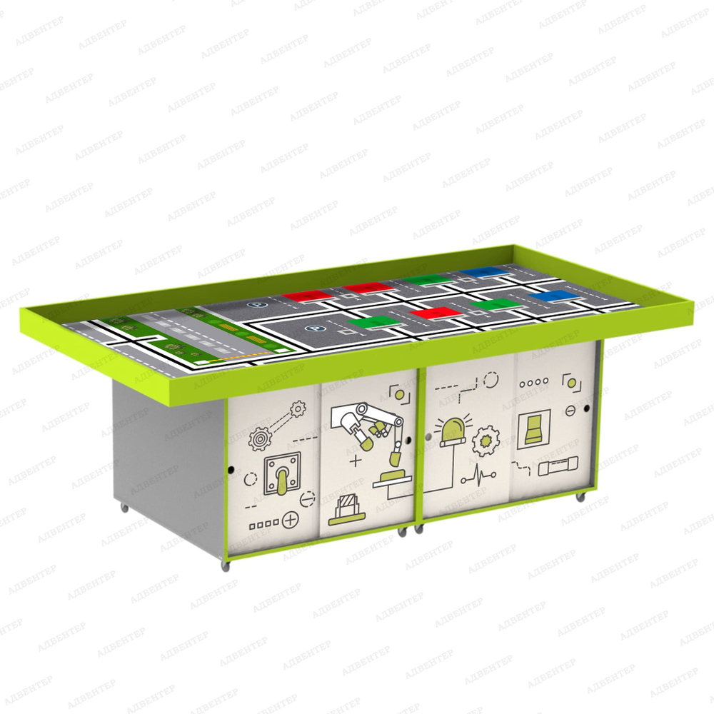 Поле для испытаний и соревнований по робототехнике Junior 1169