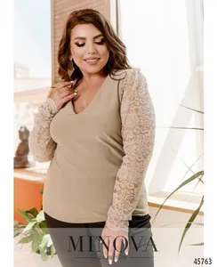 Блуза 1086-бежевый Minova