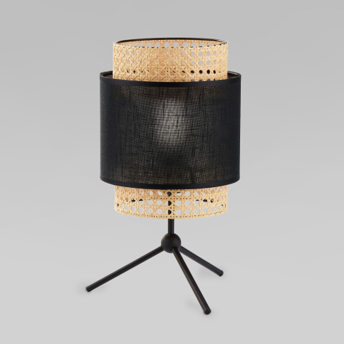 Настольный светильник с тканевым абажуром 5567 Boho Black