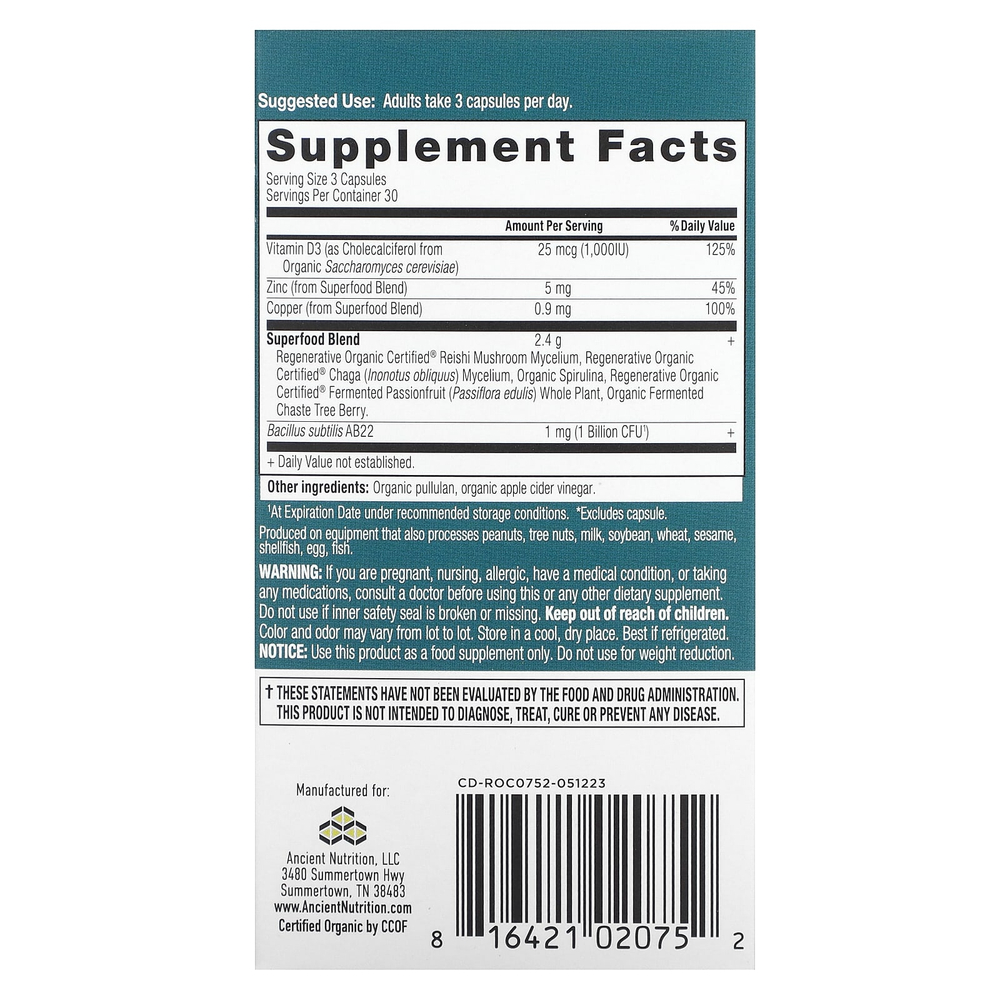 Ancient Nutrition, гормоны для женщин, 90 капсул