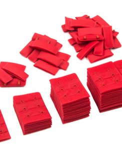 Крючки/петли Arta-F, 38*55 мм, 2*3, красный 100