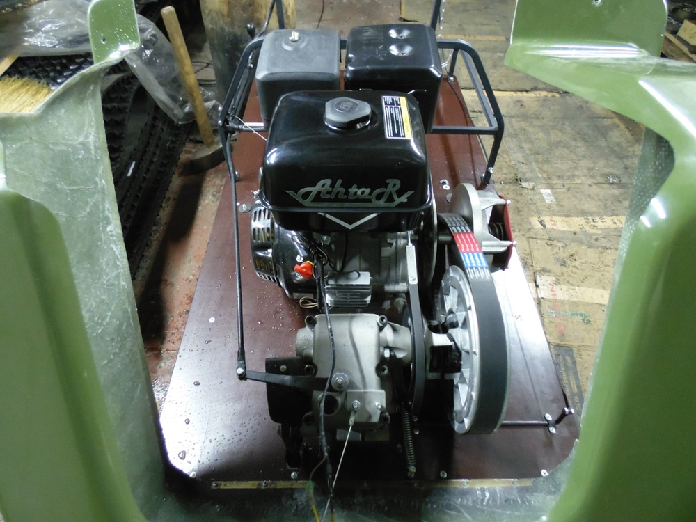 Мотобуксировщик AhtaR LR13 с реверс-вариатором Буран (задний ход)